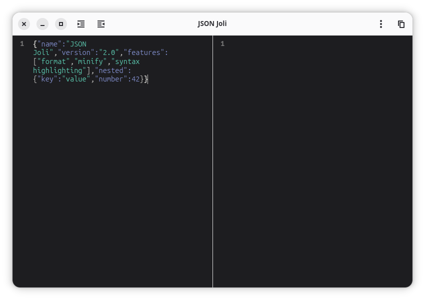 JSON Joli screenshot
